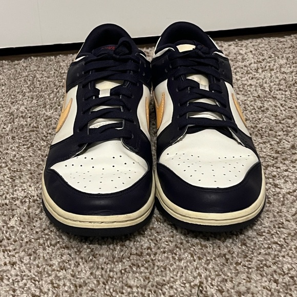 Nike Midnight Navy Dunk Low Retro Sneakers main image 10
